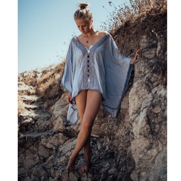 Les Canebiers Other - NWT!🌤Les Canebiers Sky Blue Beach Cover-up